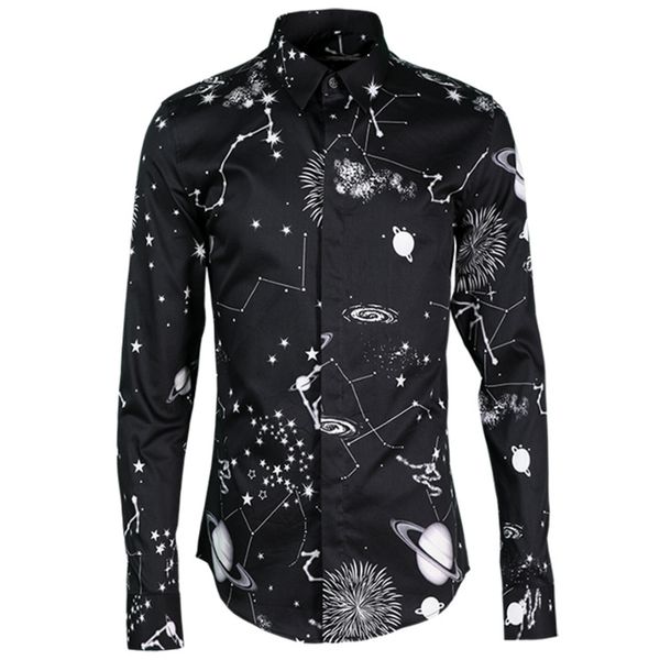 men's new constellation fashion men's shirt long sleeve shirt ropa de hombre 2018 men fashion men streetwear harujuku, White;black
men's new constellation fashion men's shirt long sleeve shirt ropa de hombre 2018 men fashion men streetwear harujuku, White;black