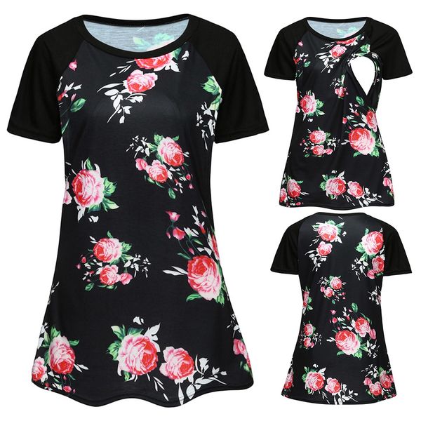 summer women maternity short sleeve comfy layered nursing t-shirt for breastfeeding maternity clothes #g40us, White
summer women maternity short sleeve comfy layered nursing t-shirt for breastfeeding maternity clothes #g40us, White