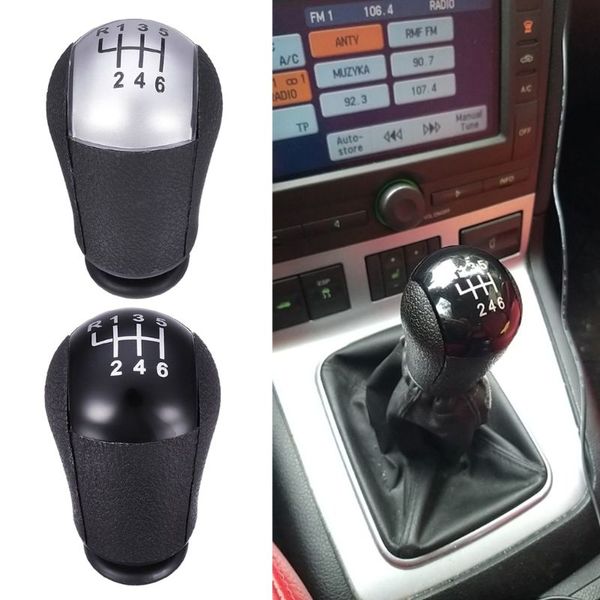 auto gear shift knob 6 speed car gear stick shifter lever for focus fiesta c-max black/sliver c45
auto gear shift knob 6 speed car gear stick shifter lever for focus fiesta c-max black/sliver c45