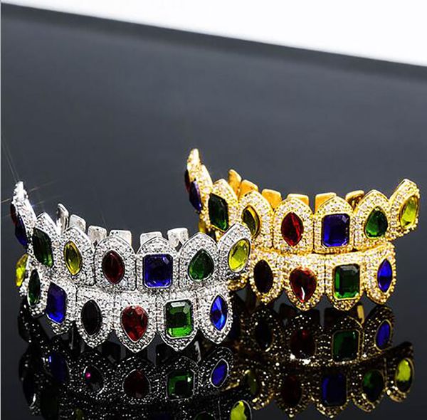 14k gold plated shiny teeth grillzs macro pave cz iced out grillz sets and bottom hip-hop grillzs bling bling custom style gift, Black
14k gold plated shiny teeth grillzs macro pave cz iced out grillz sets and bottom hip-hop grillzs bling bling custom style gift, Black