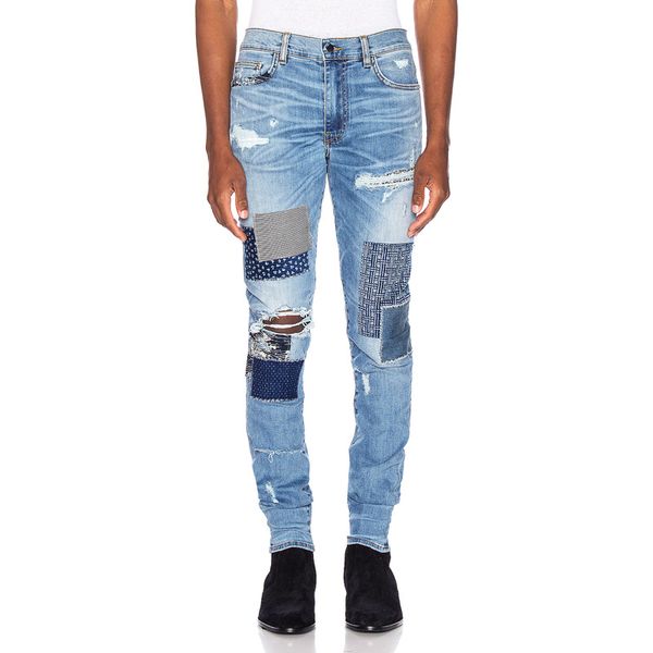 2020 fashion high street fashion рваные джинсы мужские tide синий омывается cat усы амири патч тонкий ноги брюки размер 28-40, Blue
2020 fashion high street fashion рваные джинсы мужские tide синий омывается cat усы амири патч тонкий ноги брюки размер 28-40, Blue