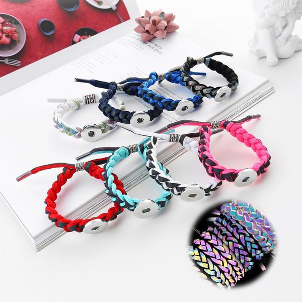 new handmade woven shining aurora bracelet 142 interchangeable 18mm snap button bangle charm jewelry for women men gift, Golden;silver
new handmade woven shining aurora bracelet 142 interchangeable 18mm snap button bangle charm jewelry for women men gift, Golden;silver