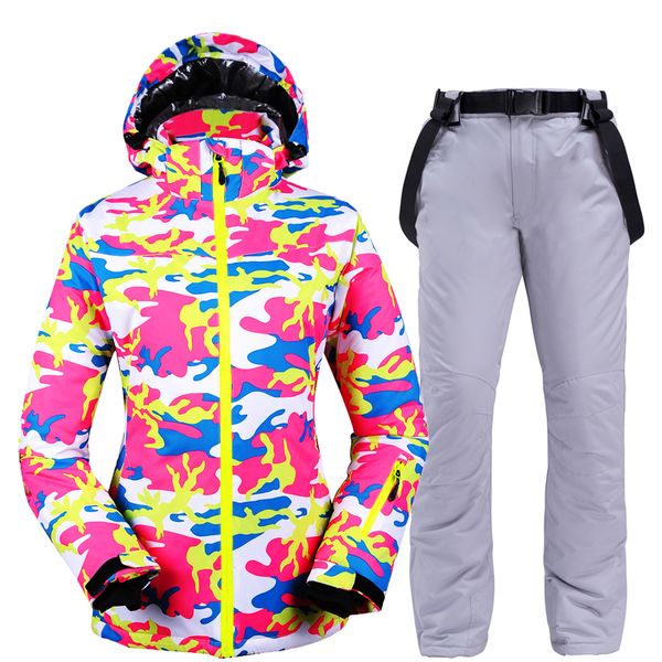 new thick skiing jackets and pants women ski suit snowboarding sets very warm windproof waterproof snow outdoor winter clothes
new thick skiing jackets and pants women ski suit snowboarding sets very warm windproof waterproof snow outdoor winter clothes