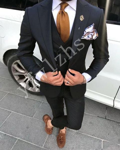 handsome groomsmen peak lapel groom tuxedos mens wedding dress man jacket blazer prom dinner 3 piece suit(jacket+pants+tie+vest) b321, Black;gray
handsome groomsmen peak lapel groom tuxedos mens wedding dress man jacket blazer prom dinner 3 piece suit(jacket+pants+tie+vest) b321, Black;gray