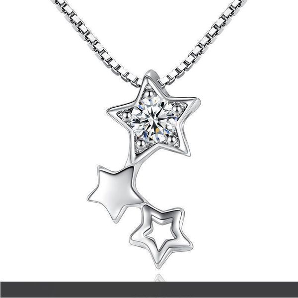 sell fashion shiny crystal star design women bijoux sweater pendant jewelry all match elegant aaa cz stone necklace, Silver
sell fashion shiny crystal star design women bijoux sweater pendant jewelry all match elegant aaa cz stone necklace, Silver