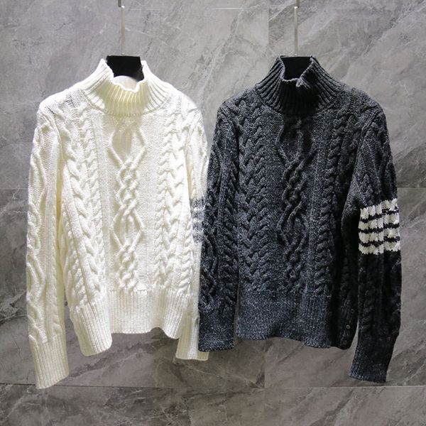 womens designer sweaters fashion kintted wool sweater luxury womens slim pullover, White;black
womens designer sweaters fashion kintted wool sweater luxury womens slim pullover, White;black