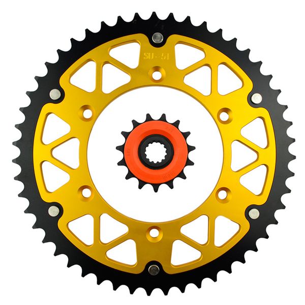 15/ 45 46 47 48 49 51 52t motorcycle front and rear sprocket kit for dr350 usa 1990-1999 / dr 350 se 1996-1999
15/ 45 46 47 48 49 51 52t motorcycle front and rear sprocket kit for dr350 usa 1990-1999 / dr 350 se 1996-1999