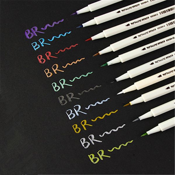 luxury quality 0 metallic colour brush pen art marker pen drawing pens for student school office supplies
luxury quality 0 metallic colour brush pen art marker pen drawing pens for student school office supplies