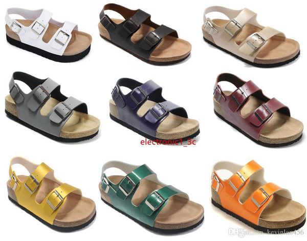fashion style arizona with orignal shoes box men s flat sandals women casual shoes male two buckle summer beach genuine leather slippers
fashion style arizona with orignal shoes box men s flat sandals women casual shoes male two buckle summer beach genuine leather slippers