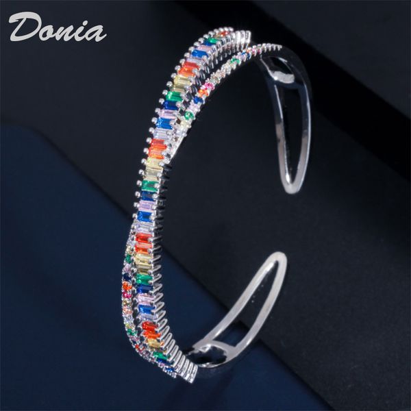 donia jewelry christmas colorful exaggerated copper micro inlay zircon adjustable bracelet personality geometric pattern party birthday gift, Black
donia jewelry christmas colorful exaggerated copper micro inlay zircon adjustable bracelet personality geometric pattern party birthday gift, Black