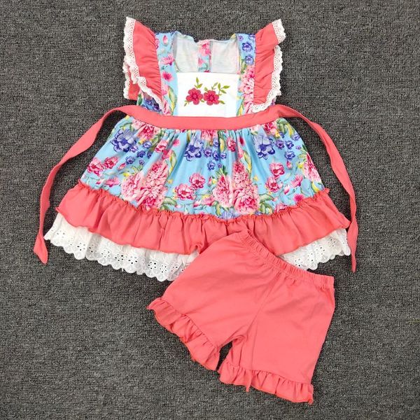 girl set toddler girls clothing summer boutique shorts baby remake outfits set, White
girl set toddler girls clothing summer boutique shorts baby remake outfits set, White