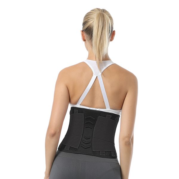 waist support belt for men women sports waist trainer gym yoga lumbar back support brace adjustable lower back corset, Black;gray
waist support belt for men women sports waist trainer gym yoga lumbar back support brace adjustable lower back corset, Black;gray