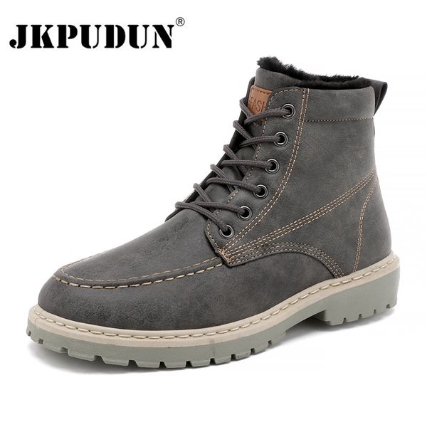 vintage men boots lace-up winter leather snow boots men waterproof work tooling safety ankle casual shoes botas jkpudun, Black
vintage men boots lace-up winter leather snow boots men waterproof work tooling safety ankle casual shoes botas jkpudun, Black