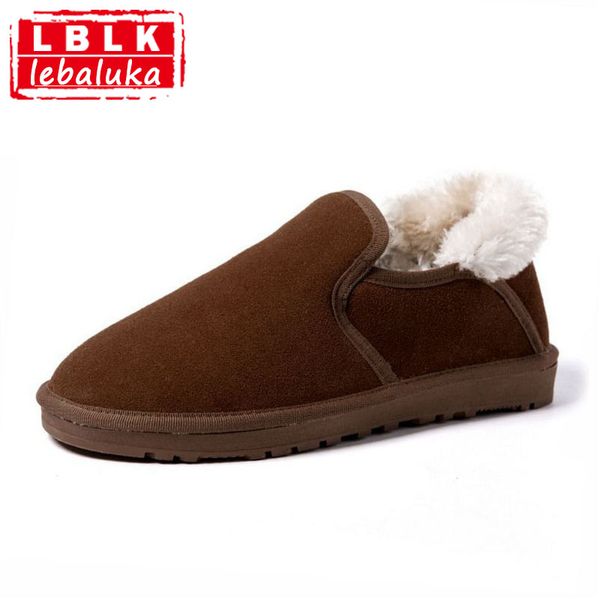 lebaluka men flats snow boots thick fur winter shoes warm ankle boots flats plush fur shoe men ankle footwear size 39-44, Black
lebaluka men flats snow boots thick fur winter shoes warm ankle boots flats plush fur shoe men ankle footwear size 39-44, Black