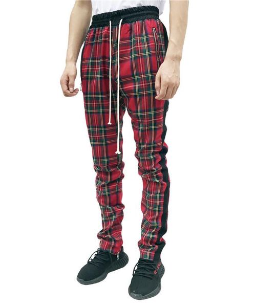 2019 новая мода мужчины sweatpants hip hop брюки red plaid streetwear zipper тонкий карандаш штаны мужчины брюки jogger, Black
2019 новая мода мужчины sweatpants hip hop брюки red plaid streetwear zipper тонкий карандаш штаны мужчины брюки jogger, Black