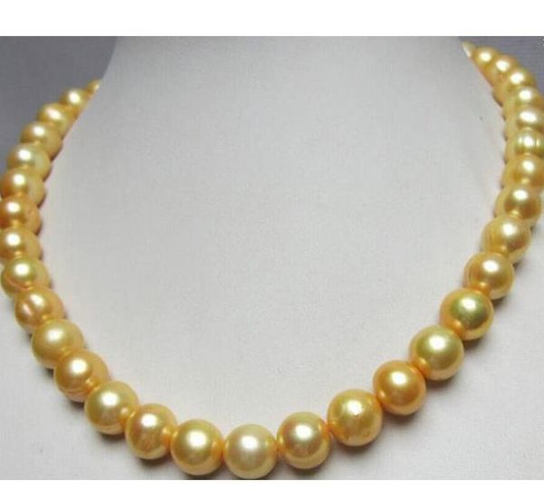 12-13mm baroque south sea gold pearl necklace 18 inch 14k gold accessories, Silver
12-13mm baroque south sea gold pearl necklace 18 inch 14k gold accessories, Silver
