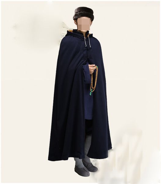 2color dark red/blue winter warm meditation cloak buddhist shaolin monks martial arts cape robe lay gown high quality, Black;red
2color dark red/blue winter warm meditation cloak buddhist shaolin monks martial arts cape robe lay gown high quality, Black;red