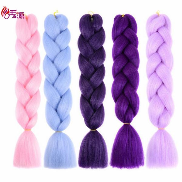 Wholesale 24inch Synthetic High Temperature Fiber Ombre Kanekalon Braid Hair braids Extension 100g pcs Jumbo Braiding Hair
Wholesale 24inch Synthetic High Temperature Fiber Ombre Kanekalon Braid Hair braids Extension 100g pcs Jumbo Braiding Hair