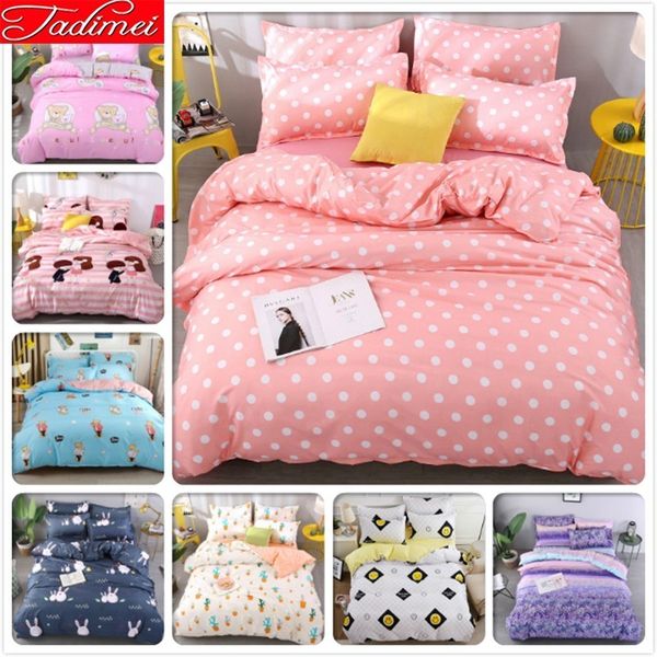pink quilt duvet cover 3/4 pcs bedding set kids child soft cotton bed linen single full king size bedsrpeads 150x200
pink quilt duvet cover 3/4 pcs bedding set kids child soft cotton bed linen single full king size bedsrpeads 150x200