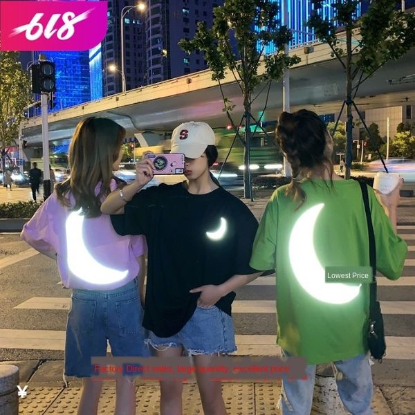 milk t-shirt milk silk silk summer clothes loose personalized reflective short-sleeved t-shirt women's student ins fashion, White
milk t-shirt milk silk silk summer clothes loose personalized reflective short-sleeved t-shirt women's student ins fashion, White