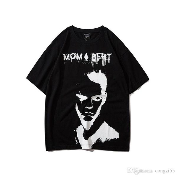 new summer european and american tide brand men's fashion loose t-shirt hip-hop personality avatar printing men's, White;black
new summer european and american tide brand men's fashion loose t-shirt hip-hop personality avatar printing men's, White;black