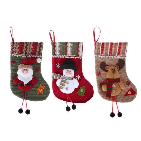 3d creative christmas stocking decoration ornaments cartoon santa claus snowman socks christmas decorations for home fireplace
3d creative christmas stocking decoration ornaments cartoon santa claus snowman socks christmas decorations for home fireplace