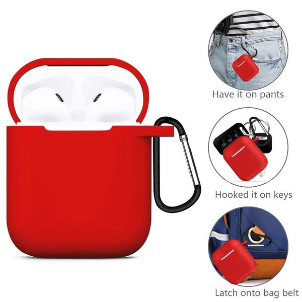 for airpods liquid silicone case waterproof colorful soft earphone cover with metal buckle with retail packing
for airpods liquid silicone case waterproof colorful soft earphone cover with metal buckle with retail packing