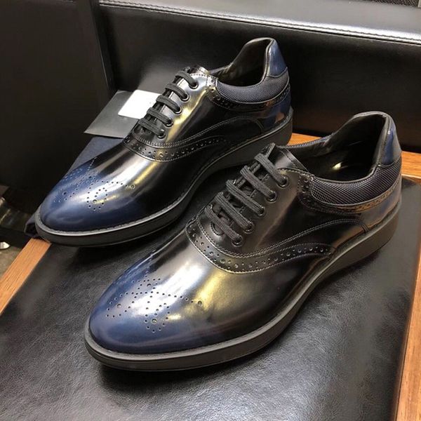 2019 new leather leisure business men's shoes formal leather shoes with non-slip professional leather shoes of high quality, Black 
2019 new leather leisure business men's shoes formal leather shoes with non-slip professional leather shoes of high quality, Black