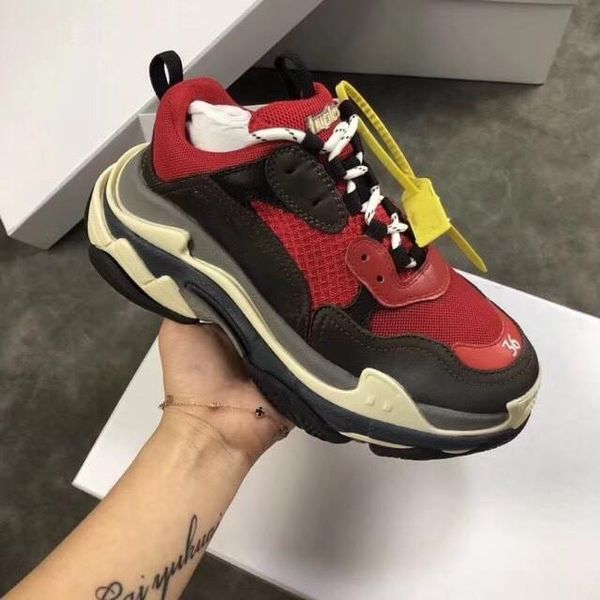 2018 dad shoes 17fw tripe s womens comfort casual shoes mens daily lifestyle skateboarding shoe make old sports chaussures walking c23, Black
2018 dad shoes 17fw tripe s womens comfort casual shoes mens daily lifestyle skateboarding shoe make old sports chaussures walking c23, Black
