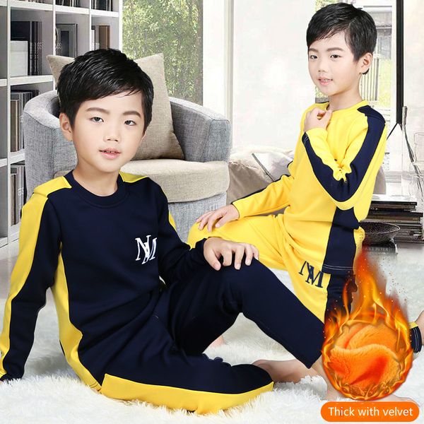 kids clothing children's thermal underwear pants autumn and winter boys plus velvet thick pajamas baby cotton bottoming shirt 2 sets, Blue;red
kids clothing children's thermal underwear pants autumn and winter boys plus velvet thick pajamas baby cotton bottoming shirt 2 sets, Blue;red