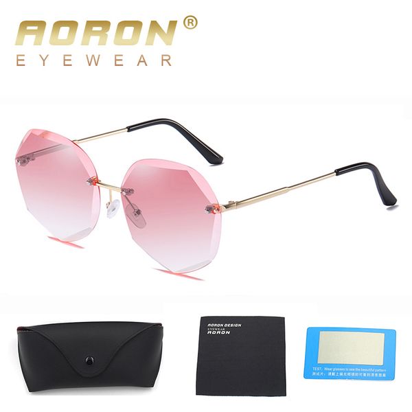 aoron new ocean sunglasses trend glasses uv protection glasses women polygon frameless metal sunglasses with case, White;black
aoron new ocean sunglasses trend glasses uv protection glasses women polygon frameless metal sunglasses with case, White;black