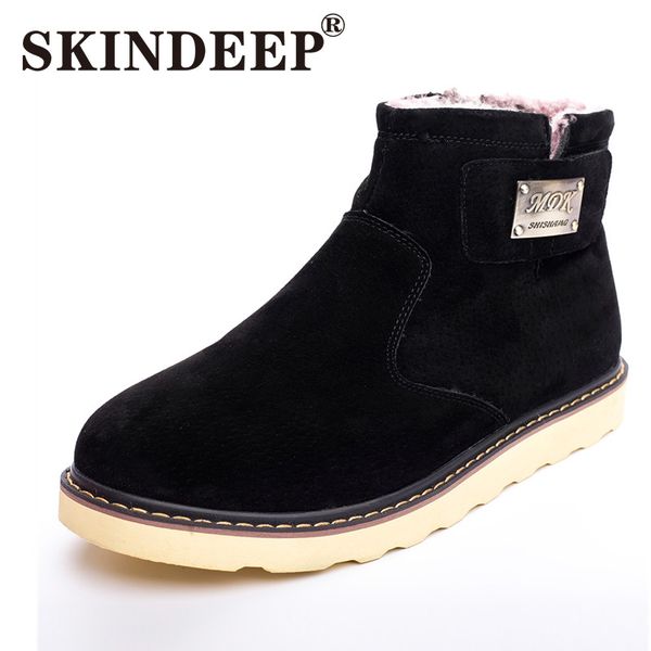 skindeep winter men's fashion warm snow boots men's cotton boots outdoor waterproof shoes mens winter snow, Black
skindeep winter men's fashion warm snow boots men's cotton boots outdoor waterproof shoes mens winter snow, Black