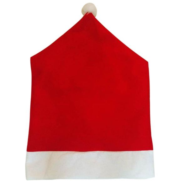 1pc red santa claus cap christmas hat chair cover chair back cover christmas table decoration for home party supplies
1pc red santa claus cap christmas hat chair cover chair back cover christmas table decoration for home party supplies