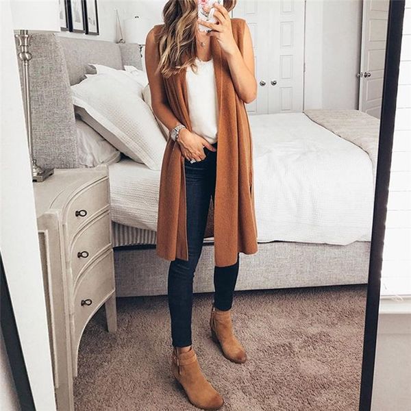 women waistcoat chaleco mujer fashion sleeveless solid cardigan causal lightweight kimono cardigan coat chalecos para mujer 5, Black;white
women waistcoat chaleco mujer fashion sleeveless solid cardigan causal lightweight kimono cardigan coat chalecos para mujer 5, Black;white