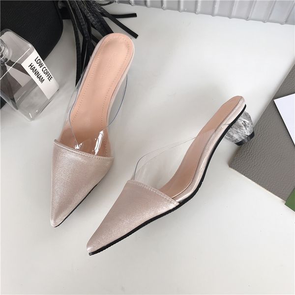 2020 summer slippers new arrivals fashion pointed toe clear low heels pumps slip on mules elegant slides flip flops beach shoes, Black
2020 summer slippers new arrivals fashion pointed toe clear low heels pumps slip on mules elegant slides flip flops beach shoes, Black