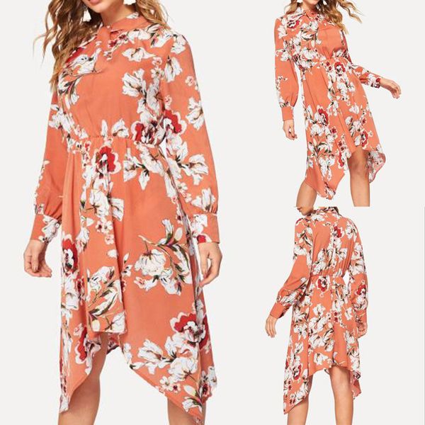 2019 new print casual dress vestidos de verano women's o-neck office ladies asymmetrical dress long sleeve knee-length dress#7, Black;gray
2019 new print casual dress vestidos de verano women's o-neck office ladies asymmetrical dress long sleeve knee-length dress#7, Black;gray