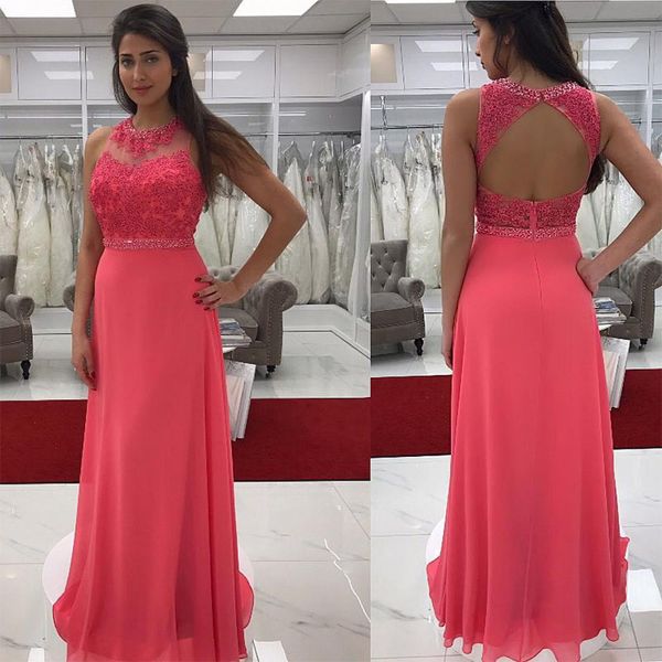 pink lace evening dresses long crew neck appliques lace backless formal evening gowns party dress custom made, Black;red
pink lace evening dresses long crew neck appliques lace backless formal evening gowns party dress custom made, Black;red