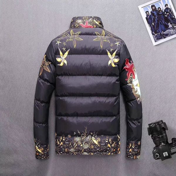 medusa mens designer down jacket luxury starfish printing brand jacket fashion italy brand logo home casual sports personality wild coat, Black
medusa mens designer down jacket luxury starfish printing brand jacket fashion italy brand logo home casual sports personality wild coat, Black