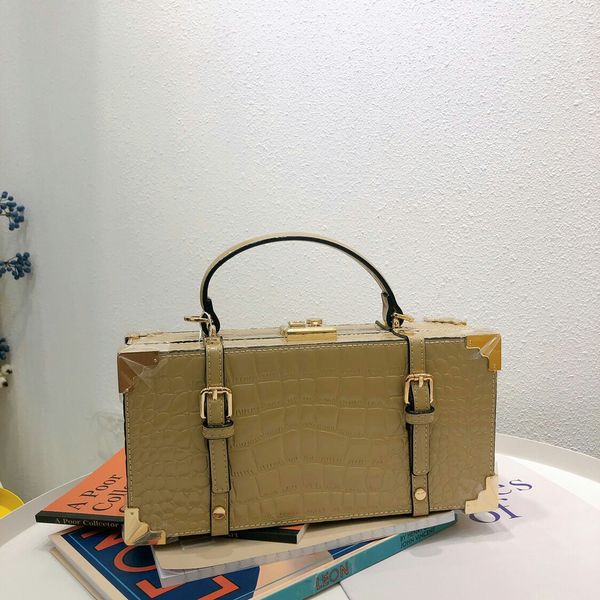 siketu2020 new style womens bag retro box bag box bag small square net red hand shoulder messenger