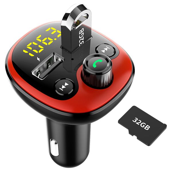 car bluetooth 5.0fm transmitter for car wireless handsbluetooth mp3 player usb fast charging transmitter
car bluetooth 5.0fm transmitter for car wireless handsbluetooth mp3 player usb fast charging transmitter