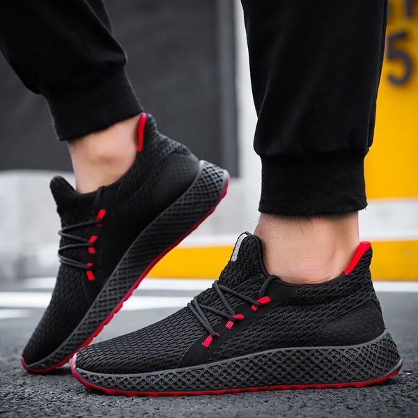men sneakers black mesh breathable running sport shoes male lace up wear-resistant men low men's sneakers zapatillas hombre
men sneakers black mesh breathable running sport shoes male lace up wear-resistant men low men's sneakers zapatillas hombre