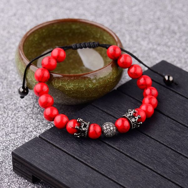 cz copper crown couple distance bracelets for women men red natural stone&cubic zirconia charm bracelet, Black
cz copper crown couple distance bracelets for women men red natural stone&cubic zirconia charm bracelet, Black