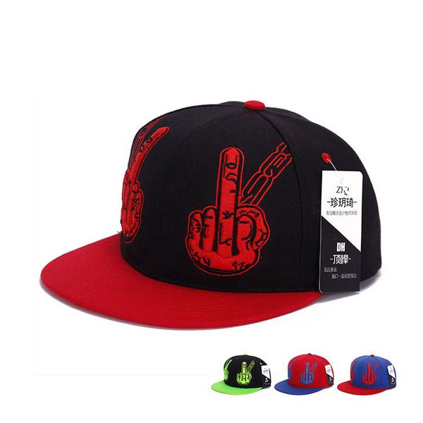 fashion women men middle finger embroidery baseball caps chapeu gorras casquette outdoor sports golf snapback hip hop hats, Blue;gray
fashion women men middle finger embroidery baseball caps chapeu gorras casquette outdoor sports golf snapback hip hop hats, Blue;gray