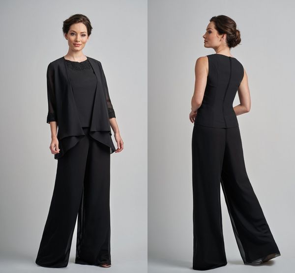 black three pieces mother of the bride groom suits designer jewel neck lace chiffon mob pants suit plus size evening gowns, Black;red
black three pieces mother of the bride groom suits designer jewel neck lace chiffon mob pants suit plus size evening gowns, Black;red