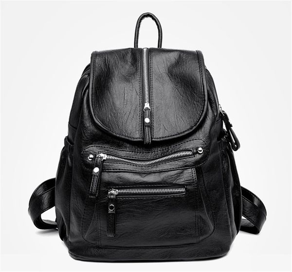 2019 women backpack female soft leather book school bags for teenage girls sac a dos travel back pack rucksacks mochilas
2019 women backpack female soft leather book school bags for teenage girls sac a dos travel back pack rucksacks mochilas