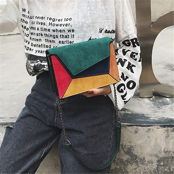 women's contrast shoulder bag 2018 new splicing pu leather handbag women's chain messenger bag crossbody bags for women
women's contrast shoulder bag 2018 new splicing pu leather handbag women's chain messenger bag crossbody bags for women