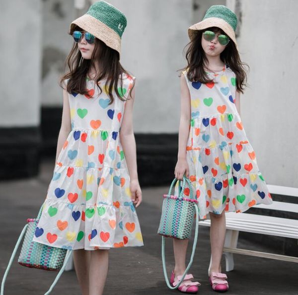 ins new summer seaside holiday girl's love printed sweet dress cotton sleeveless vest skirt ing, Red;yellow
ins new summer seaside holiday girl's love printed sweet dress cotton sleeveless vest skirt ing, Red;yellow
