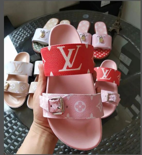 women genuine leather sandals lady woman v2 slides female high heels female slipper, Black
women genuine leather sandals lady woman v2 slides female high heels female slipper, Black
