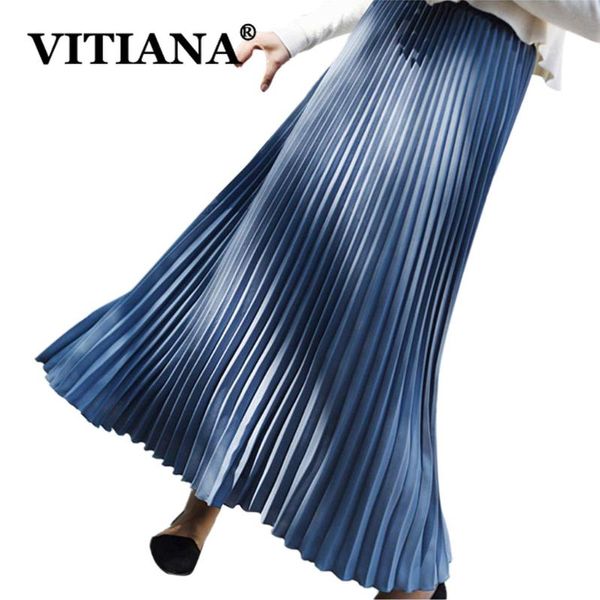 vitiana women elegant pleated skirts for womens summer 2020 female black white casual long skirt woman empire wine red skirts
vitiana women elegant pleated skirts for womens summer 2020 female black white casual long skirt woman empire wine red skirts