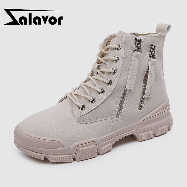 zalavor women ankle boots solid color lace up zipper flats shoes leisure outdoor high sneakers women footwear size 35-40, Black
zalavor women ankle boots solid color lace up zipper flats shoes leisure outdoor high sneakers women footwear size 35-40, Black